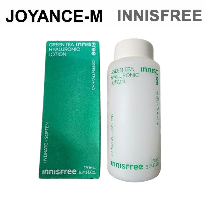 【Innisfree】グリーンティー ヒアルロンローション 170mL/Green Tea Hyaluronic Lotion 170mL/イニスフリー/スキンケア/保湿/弾力/栄養/韓国コスメ