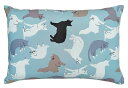 枕カバー 1枚 ネコ 43x63cm ブルー 日本製 送料無料 ネコポス便限定 猫 ねこ セット まくらカバー マクラカバー ピロケース ピローケース 43 6...