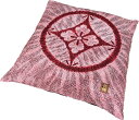 1枚 組 座布団カバー 55 59 花菱 レッド 約55×59cm 送料無料 日本製 綿100% 銘仙判 旅館 業務用 居酒屋 公民館 和室 洋室 和風 洋風 ...
