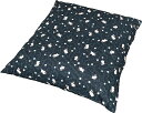 1枚 組 座布団カバー 55 59 梅うさぎ 約55×59cm ブルー 送料無料 日本製 綿100% 銘仙判 旅館 業務用 居酒屋 和室 洋室 和風 洋風 北欧...