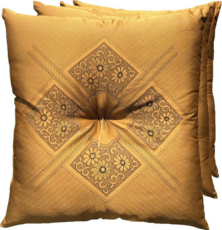 座布団 ざぶとん わた入り フクレ ブラウン 4枚セット 4枚組 製品 約 59x63 cm 59 63 59x63 八端判 ハイウェー 送料無料 来客用 返礼...