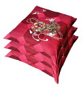 3枚セット 座布団カバー 59 63 八端判 鼓 レッド 約 59x63 cm 送料無料 日本製 八端判 安心 旅館 業務用 居酒屋 公民館 和室 洋室 和風 ...