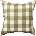 クッションカバー Cチェック 約45×45cm 送料無料 チェック ポリエステル 100% ファブリック インテリア リビング ファスナー お買い得 メーカー ...