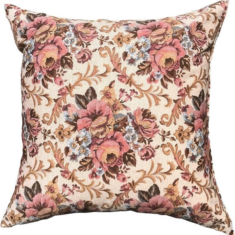 クッションカバー OXゴブラン 約45×45cm グリーン 送料無料 日本製 綿100% コットン ファブリック インテリア リビング ファスナー 洗える お買...