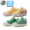 CONVERSE CHILD ALL STAR N NBA SLIP OX 2カラー ロサンゼルス・レイカーズ、ボストン・セルティックス コンバース チャイルド オールスター N NBA スリップ OX 15cmから20cmまで