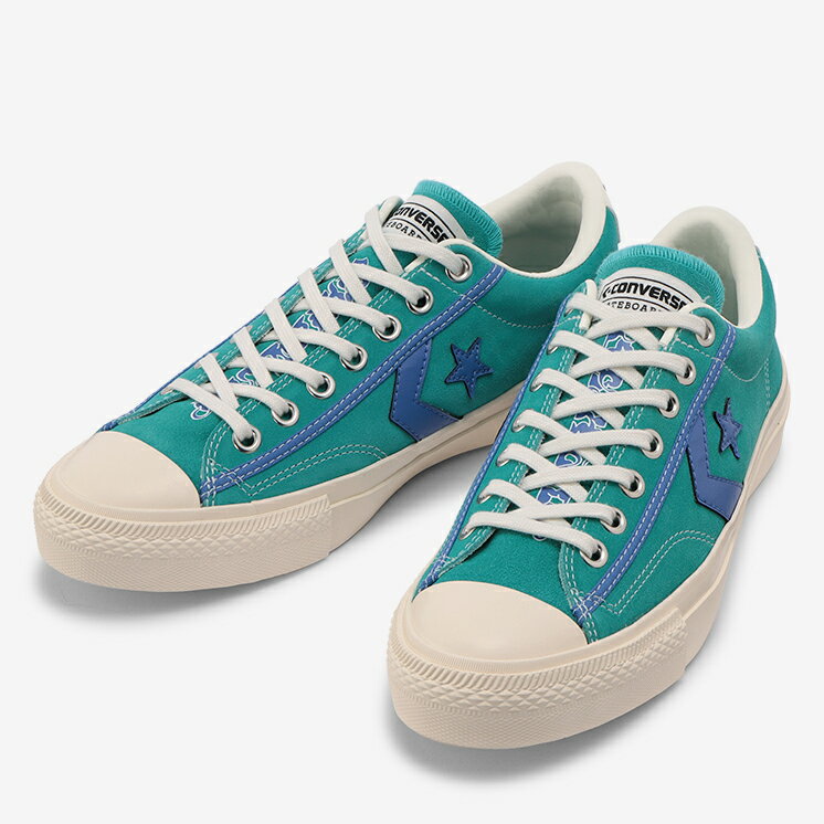 CONVERSE SKATEBOARDING BREAKSTAR SK SAYHELLO OX BLUE/GREEN/PURPLE 1sd113(34201070) コンバース ブレイクスター スケート セイハロー プラス ロー ブルー/グリーン/パープル メンズ 2022FW