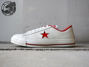 コンバース ワンスター　ジャパンホワイト/レッドメンズ 国内正規品32346512CONVERSEONE STAR JWHITE/RED