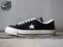 Ro[X X^[@Wp ubN/zCg Y 32346511 CONVERSE ONE STAR J BLACK/WHITE MADE IN JAPAN