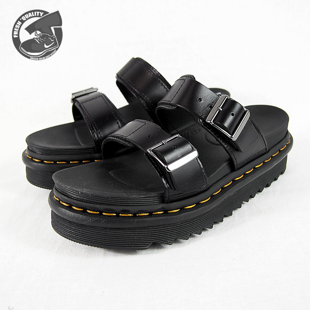 Dr.Martens MYLES SLIDE SANDAL BLACK 23523001 ドクターマーチン マイルズ スライドサンダル ブラック メンズ レディース