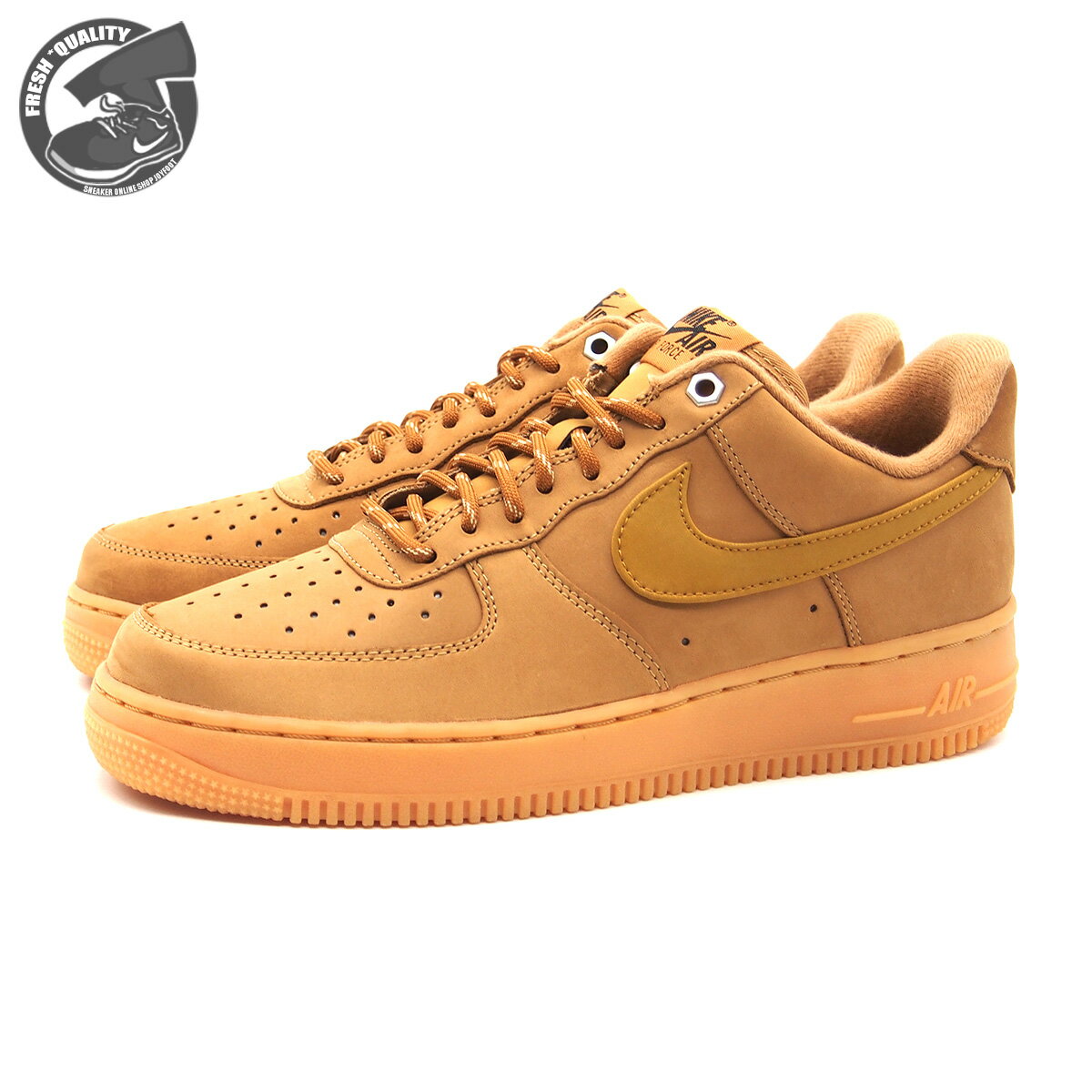 楽天JOYFOOT ”SNEAKER ONLINE SHOP”NIKE AIR FORCE 1'07 WB FLAX/WHEAT-GUM LIGHT BROWN CJ9179-200 ナイキ エア フォース 1 '07 WB ウィート