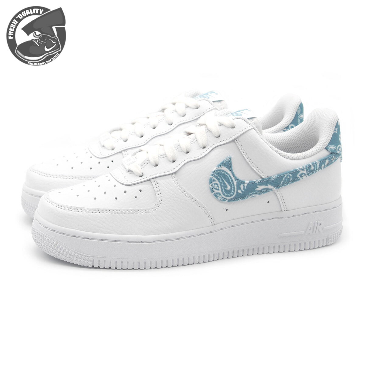 【お買い物マラソンポイント3倍】NIKE WMNS AIR FORCE 1 '07 ESS WHITE/WORN BLUE/WHITE/WHITE dh4406-100 ナイキ ウ…