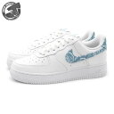 NIKE WMNS AIR FORCE 1 '07 ESS WHITE/WORN BLUE/WHITE/WHITE dh4406-100 iCL EBY GAtH[X1 '07 GbZV zCg/EH[ u[/zCg fB[X