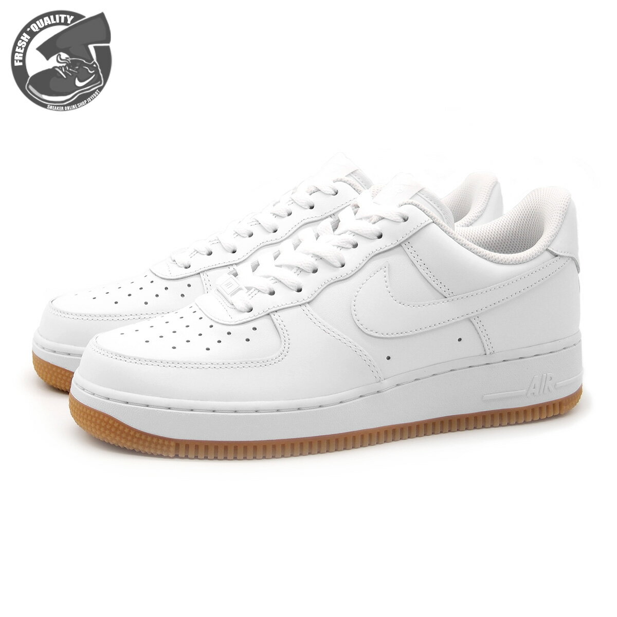 NIKE AIR FORCE 1 ’07 WHITE/WHITE-GUM LIGHT BROWN dj2739-100 ナイキ エアフォース1 07 ホワイト/ホワイト-ガム ライトブラウン メンズ