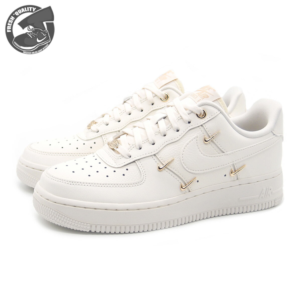 【楽天スーパーセールPx5倍】NIKE WMNS AIR FORCE 1 '07 LX SAIL/SAIL-METALLIC GOLD fv3654-111 ナイキ ウィメンズ エアフォース ワン '07 LX セイル/セイル-メタリックゴールド メンズ レディース