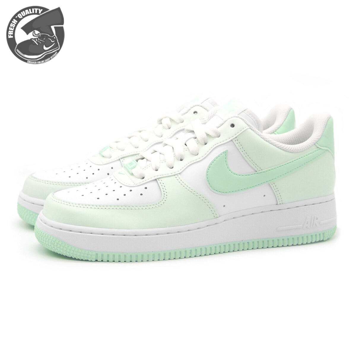 NIKE AIR FORCE 1 ’07 BARELY GREEN/MINT FOAM-WHITE fz4123-394 ナイキ エアフォース1 07 グリーン/ホワイト メンズ