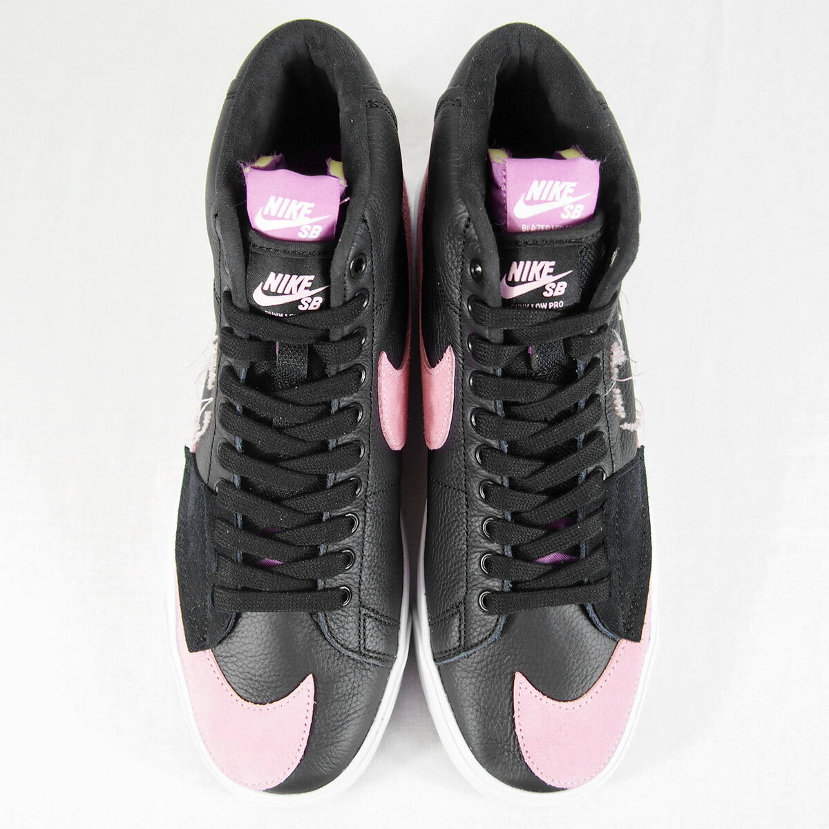 【楽天スーパーセール】NIKE SB ZOOM BLAZER MID EDGE L BLACK/PINK RISE-WHITE DA2189-002 ナイキ スケートボーディング ズーム ブレザー ミッド エッジ L ブラック/ピンク ライズ-ホワイト メンズ