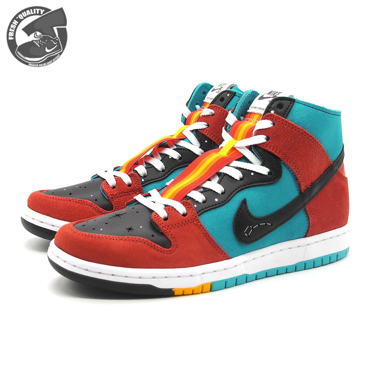 NIKE SB DI'ORR GREENWOOD x SB DUNK HI DECON QS TURQUOISE BLUE/BLACK FQ1775-400 ナイキ エスビー ディオール グリーンウッド x SB ダンクハイ ターコイズブルー/ブラック