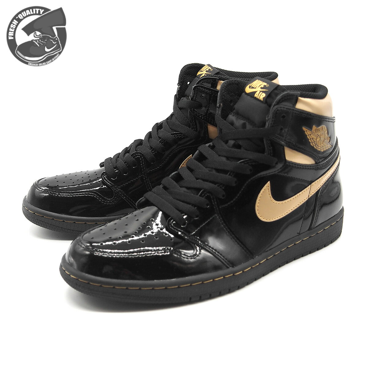 NIKE AIR JORDAN 1 RETRO HIGH OG BLACK/METALIC GOLD BLACK 555088-032 ナイキ エアジョーダン 1 レトロ ハイ OG ブラック/メタリック ゴールド ブラック メンズ