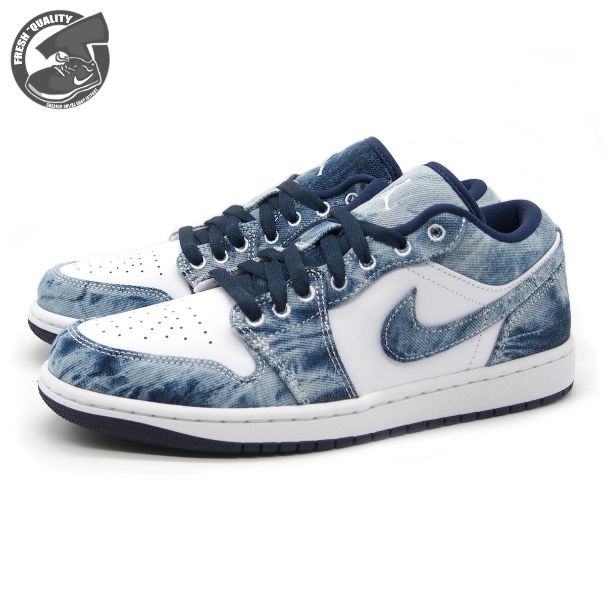 【お買い物マラソンポイント3倍】NIKE AIR JORDAN 1 LOW SE 2024 Washed Denim cz8455-100 ナイキ エアジョーダン 1 レトロ ロー SE 2024年復刻版 ウォッシュド デニム メンズ