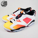 NIKE AIR JORDAN 6 RETRO LOW WHITE/BLACK-TOUR YELLOW-TOTAL ORANGE iCL GAW[_ 6 g [ zCg/ubN-cA[CG[ g[^ IW dc1048-110