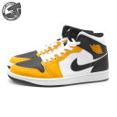 NIKE AIR JORDAN 1 MID YELLOW OCHRE/BLACK-WHITE dq8426-701 ナイキ エアジョーダン1 ミッド イエローオークル/ブラック-ホワイト メンズ