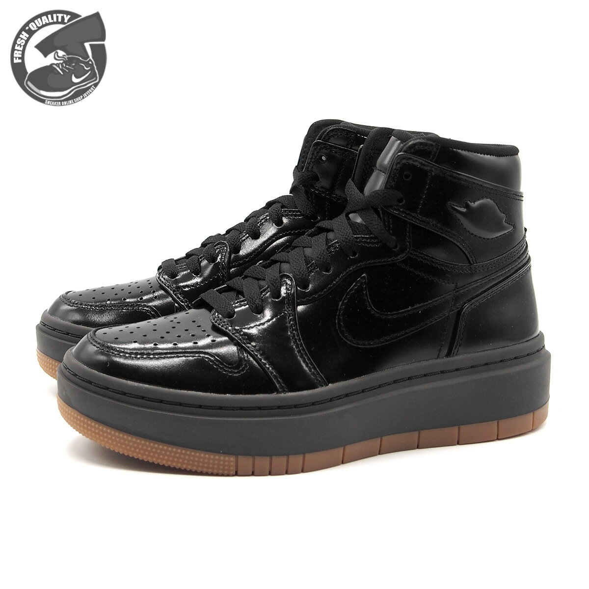 NIKE WMNS AIR JORDAN 1 ELEVATE HIGH SE BLACK/BLACK-MEDIUM ASH-GUM LIGHT BROWN fb9894-001 ナイキ ウィメンズ エア ジョーダン 1 エレベート ハイ SE ブラック/ブラック-ミディアムアッシュ/ガムライトブラウン レディース