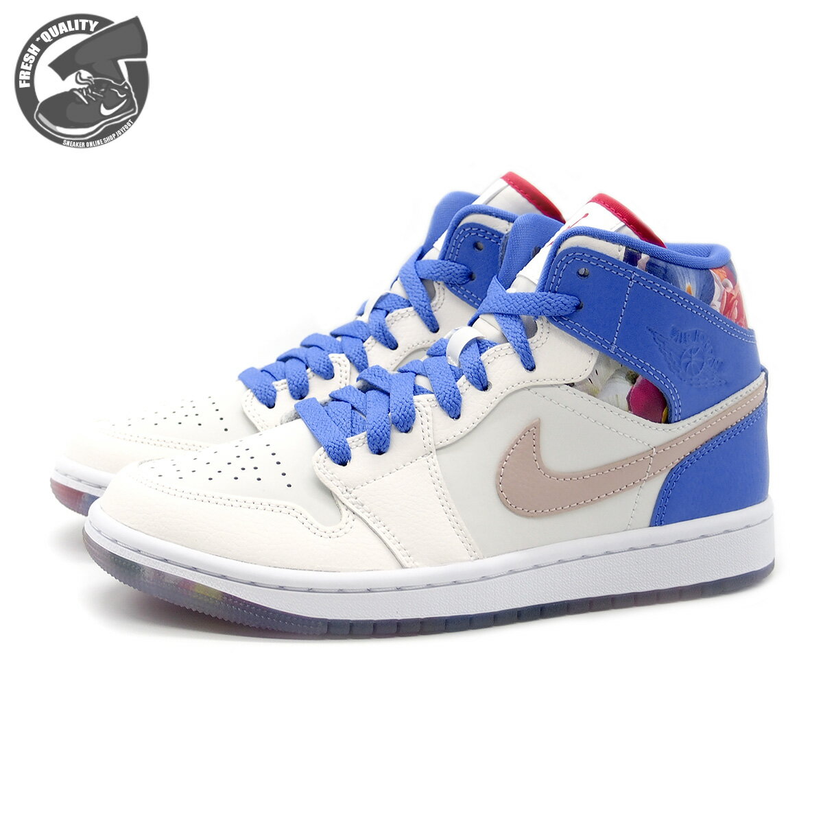 【楽天スーパーセールPx5倍】NIKE WMNS AIR JORDAN 1 MID SE SAIL/FOSSIL STONE-WHITE fd4331-121 ナイキ ウィメンズ エアジョーダン 1 ミッド SE バレンタインデー レディース