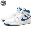 NIKE AIR JORDAN 1 MID SE WHITE/SAIL/INDUSTRIAL BLUE fn5215-141 ナイキ エアジョーダン 1 ミッド SE ホワイト/セイル/インダストリアルブルー メンズ