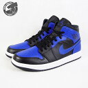 NIKE AIR JORDAN 1 MID BLACK/HYPER ROYAL-WHITE 554724-077 iCL GAW[_ 1 ~bh ubN/nCp[C-zCg Y