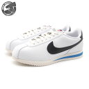 NIKE CORTEZ WHITE/BLACK/LT PHOTO BLUE/SAIL BLACK dm4044-100 iCL Rebc zCg/ubN/Cg tHgu[ ZC ubN fB[X Y