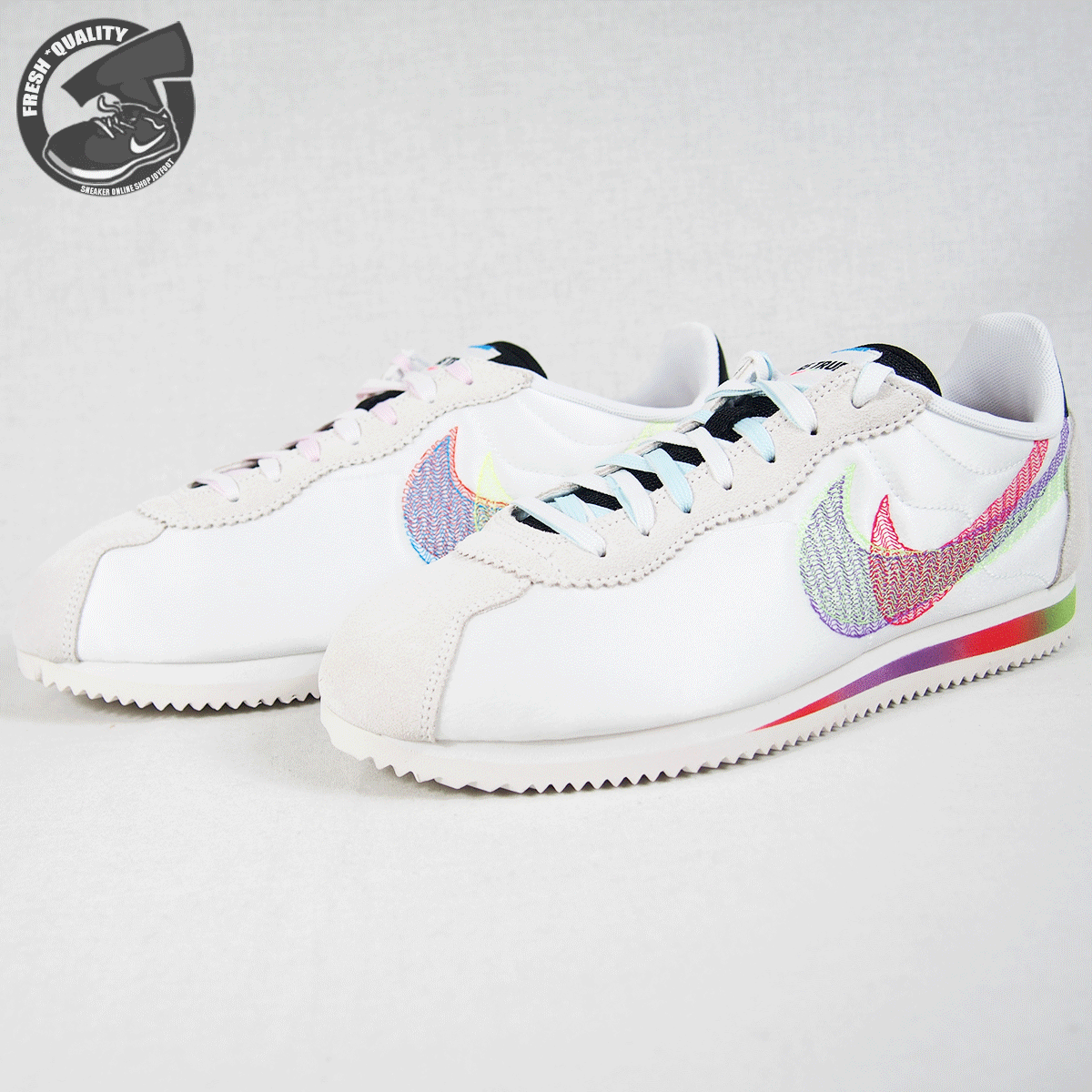 NIKE CORTEZ BETRUE SUMMIT WHITE/MULTI-COLOR-BLACK dr5491-100 ナイキ コルテッツ ビートゥルー サミット ホワイト/マルチカラー ブラック メンズ