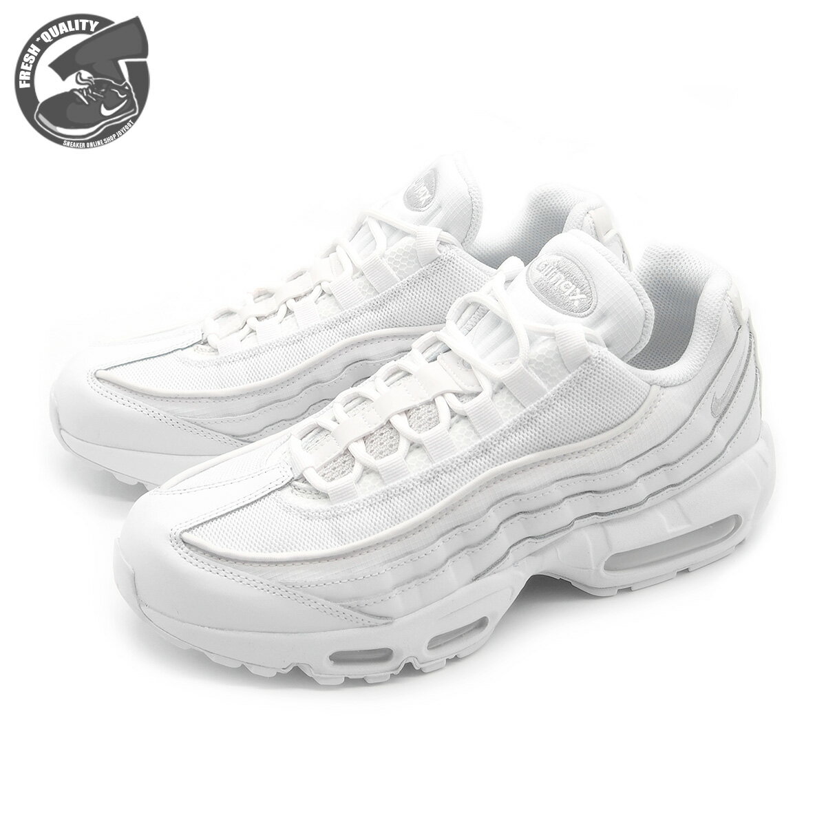 CT1268-100 NIKE AIR MAX 95 ESSENTIAL WHITE/WHITE-GREY FOG ナイキ エア マックス 95 エッセンシャル ホワイト/ホワイト-グレー