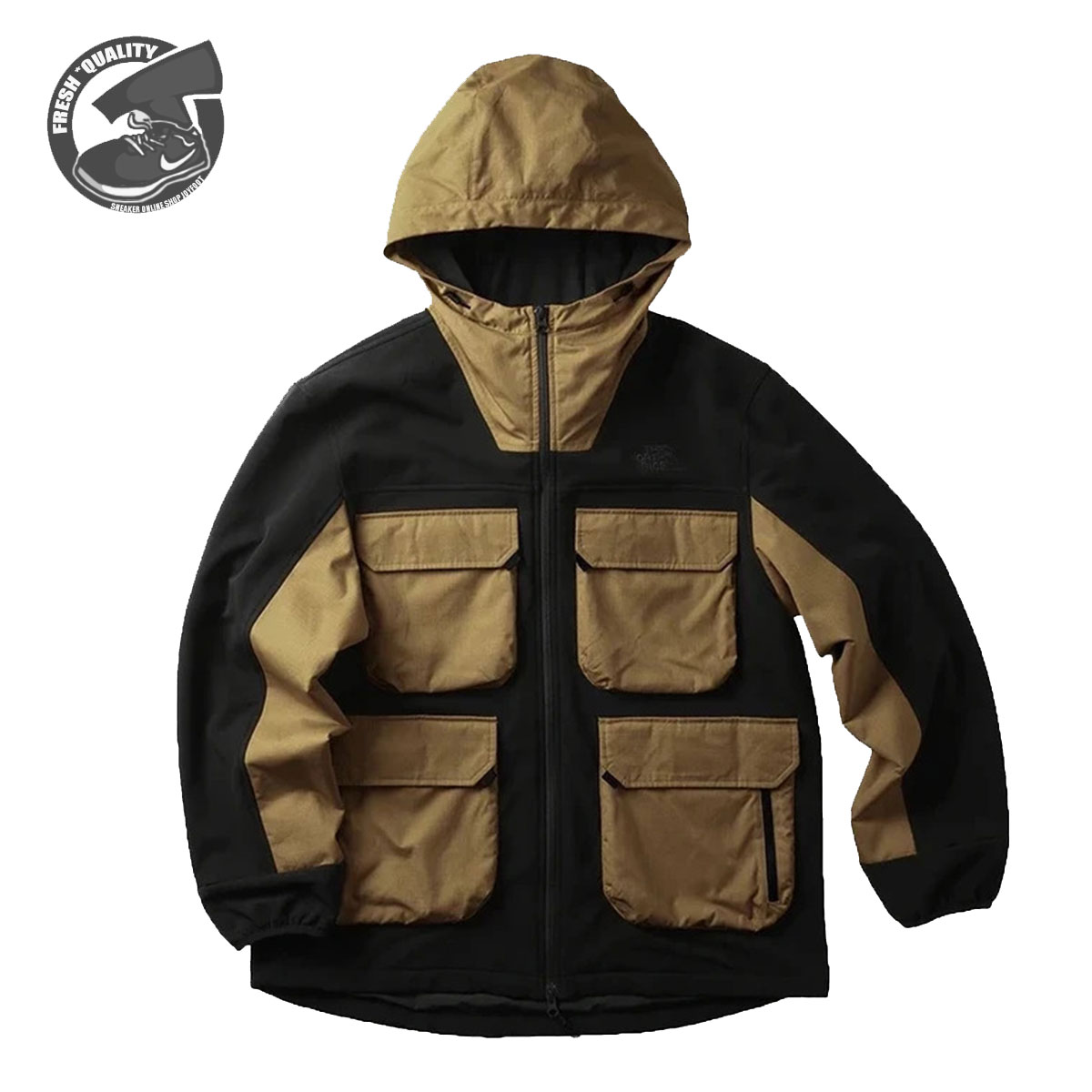 THE NORTH FACE URBAN EXPLORATION M D6 FLEECE FULL ZIP UTILITY BROWN nf...