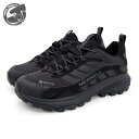 MERRELL MOAB SPEED 2 GORE-TEX BLACK j037513 メレル モアブ スピード 2 ゴアテックス ブラック メンズ ダイバーストレイル シューズ