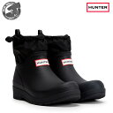 【7/13 23:59までPx5倍!】HUNTER UNISEX PLAY SHORT TRAVEL BOOT BLACK ufs4020rma-blk ハンタ...