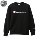 C3-Q002-090 CHAMPION BASIC LOGO CREWNECK SWEAT BLACK `sI x[VbNS N[lbN XEFbg ubN