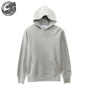 【12/17 10時まで全商品ポイント3倍】C3-Q101-070 CHAMPION PULLOVER SWEAT HOODIE OXFORD GREY チャンピオン プルオーバー スウェット フーディ オックスフォード グレー