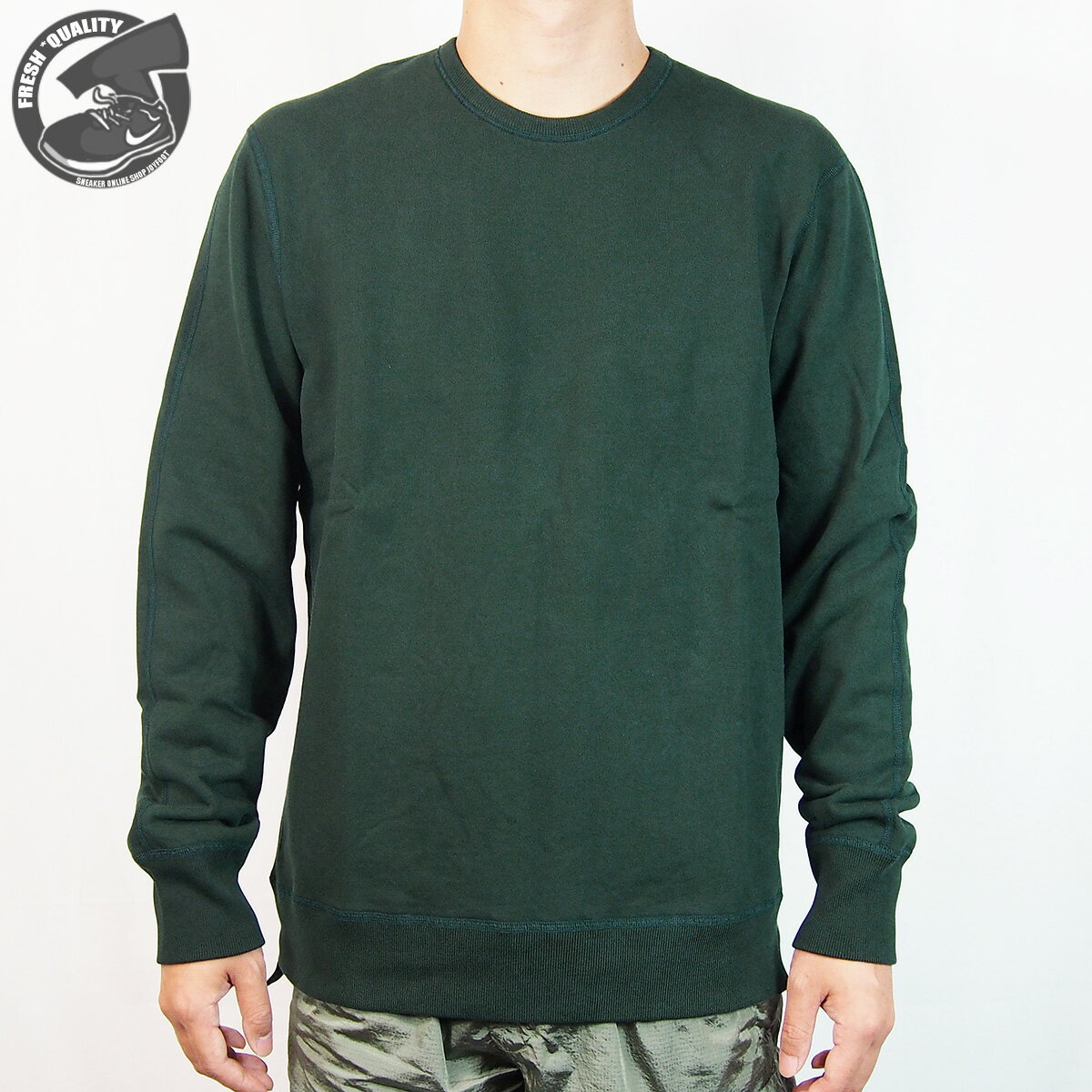 レイニングチャンプ トレーナー メンズ RC-3207 REIGNING CHAMP CREWNECK SWEAT MID WEIGHT TERRY FOREST GREEN レイニング チャンプ クルーネック フォレストグリーン