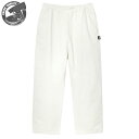 STUSSY BRUSHED BEACH PANT BONE 116553 ステューシー ブラッシュト ビーチ パンツ ボーン 2023FW