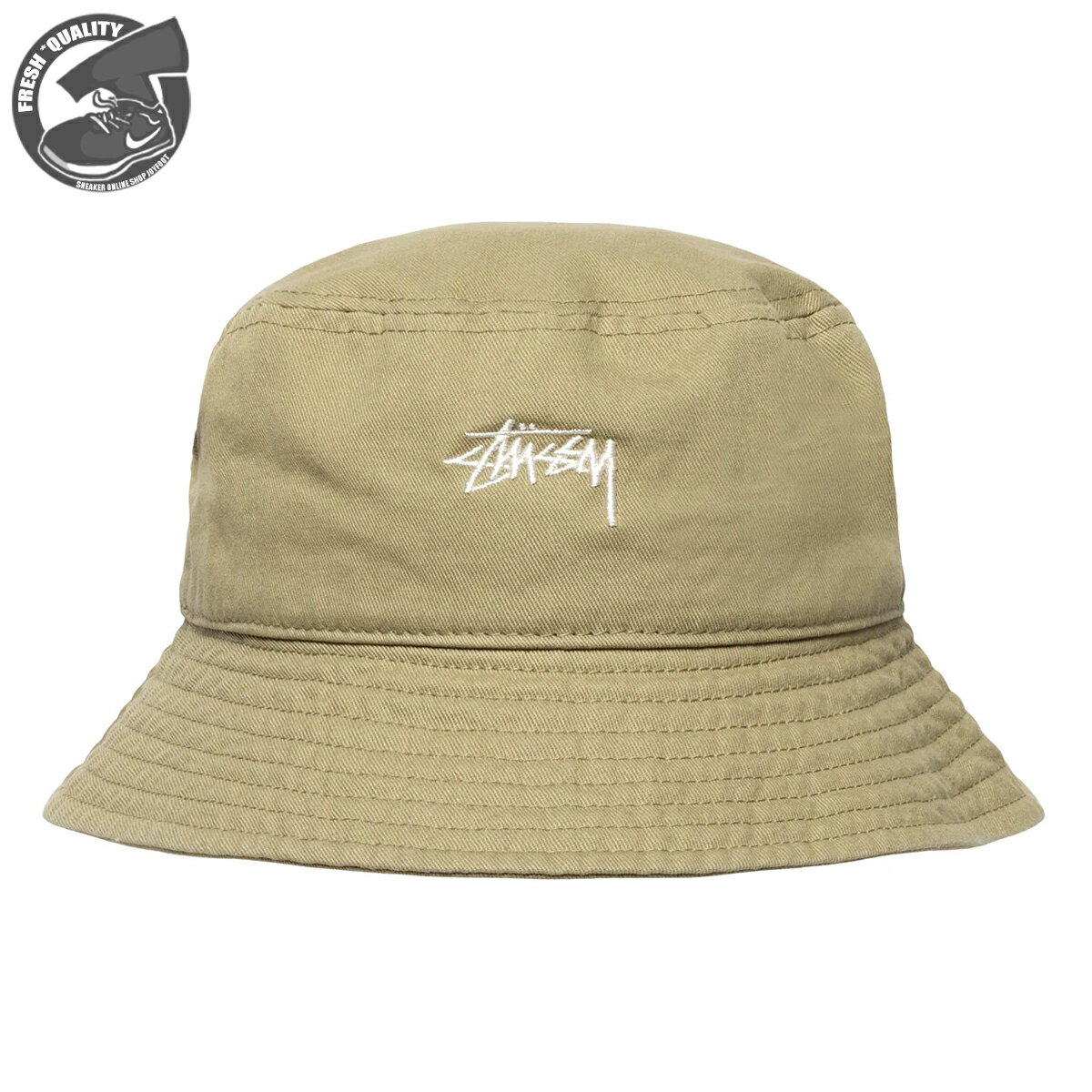 STUSSY STOCK BUCKET HAT WHEAT1321023 ステュ