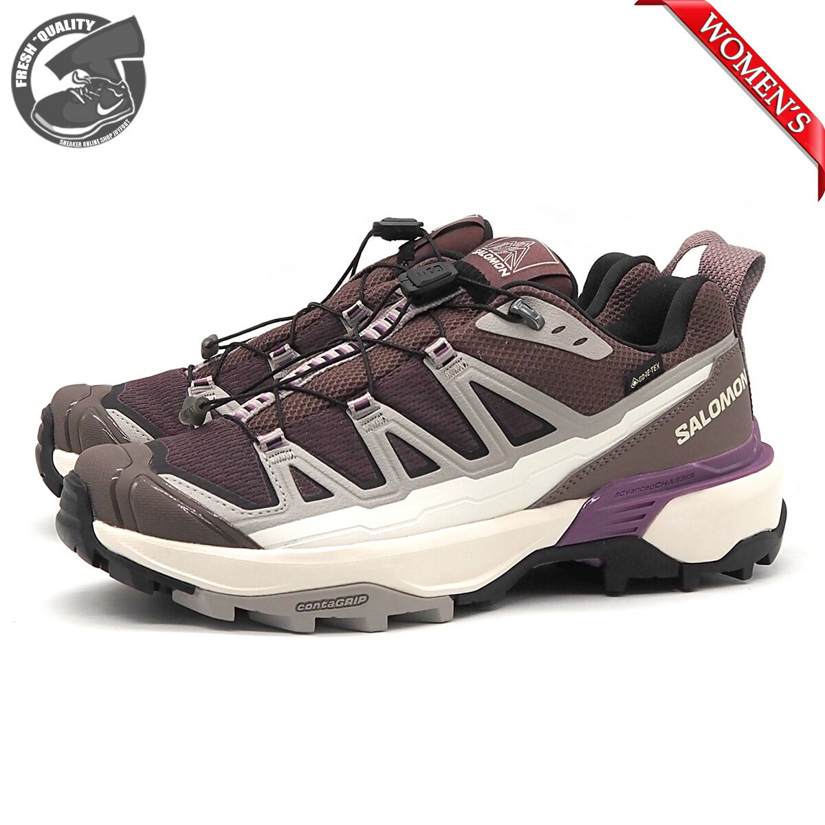 乐天商城 - SALOMON X ULTRA 360 EDGE GORE-TEX W HUCKLEBERRY/PALOMA/CONCORD GRAPE L49098200 サロモン エックス ウルトラ 360 エッジ ゴアテックス W ハックルベリー/パロマ/コンコードグレープ レディース