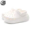 CROCS CRUSH CLOG WHITE 207521-