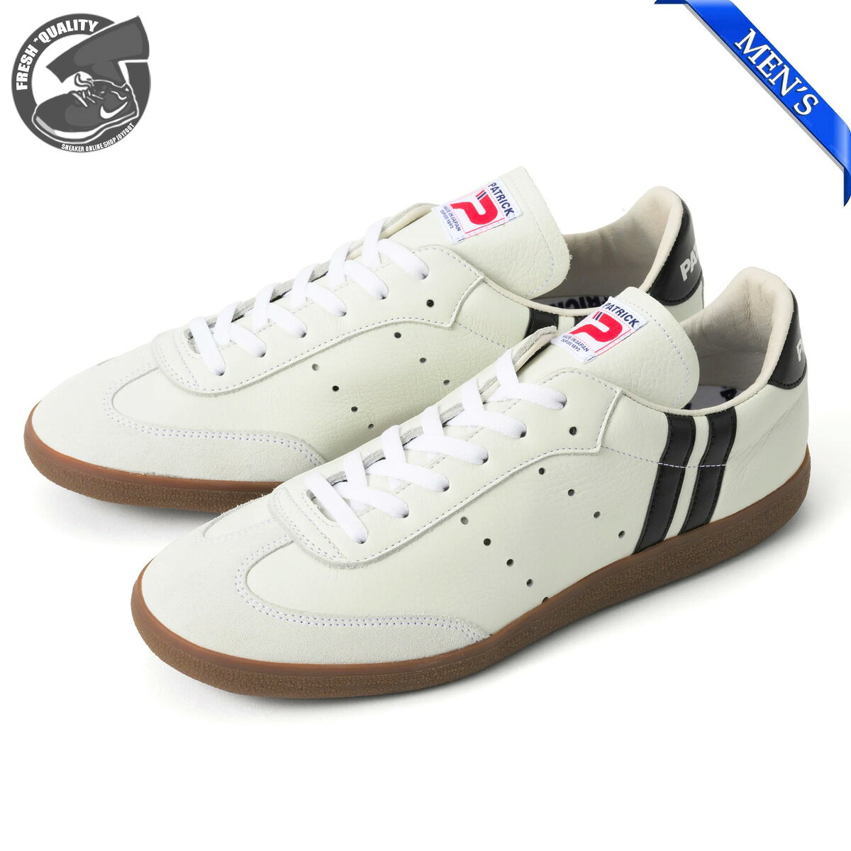 【お買い物マラソン4/27(月)9:59まで】PATRICK ORIGIN MAESTRO-OG WHT 826320 パトリック オリジン マエストロ オリジン 26SS メンズ メイドインジャパン 国産