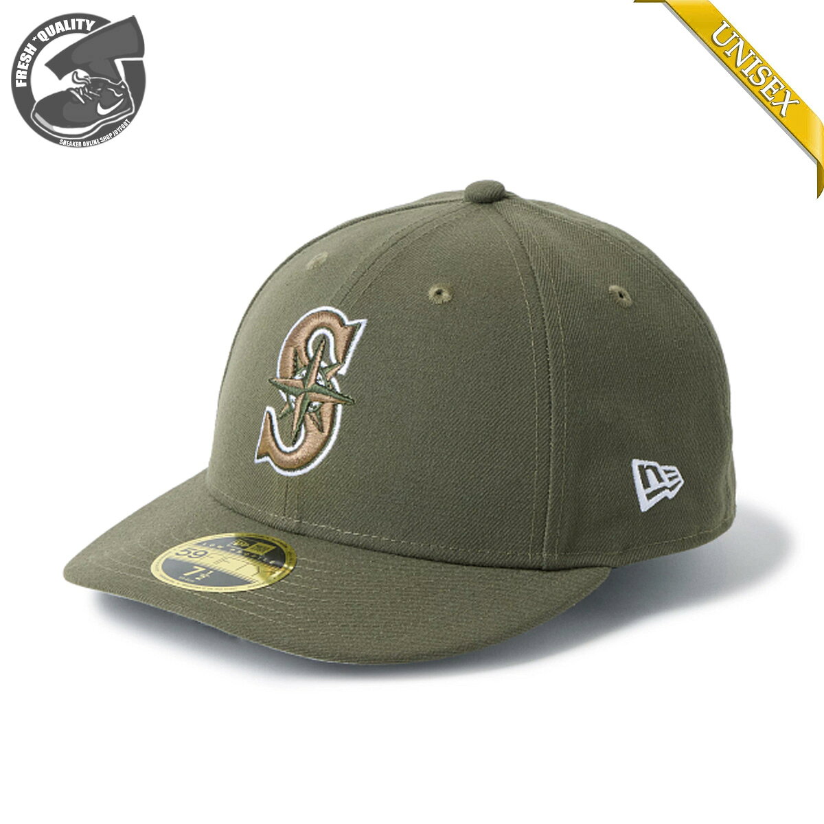 乐天商城 - NEW ERA LP 59FIFTY MLB COLOR VARIATION SEATTLE MARINERS 14744686 ニューエラ 5950 エムエルビー カラー バリエーション シアトル・マリナーズ ダークブラッシュ 国内正規品
