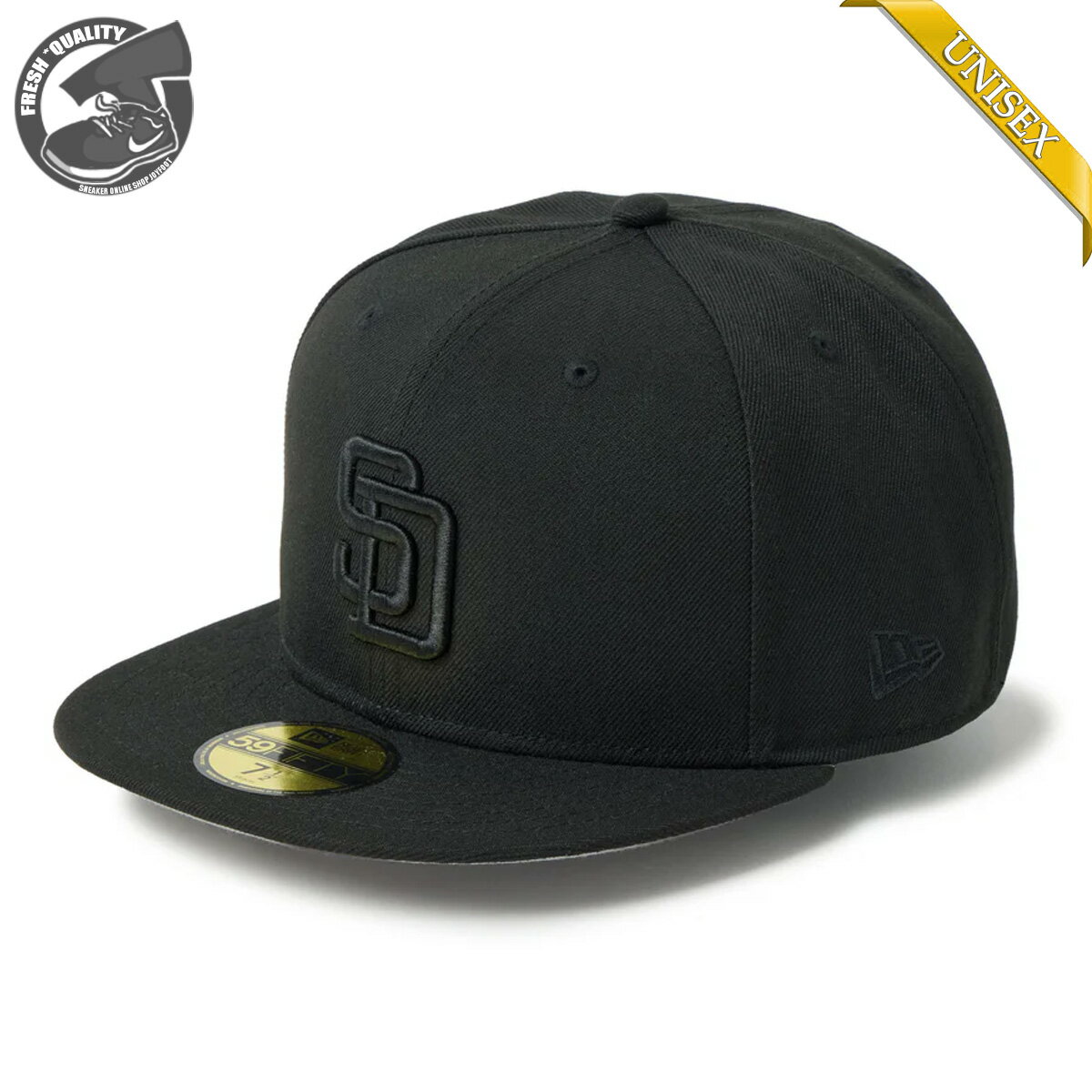 樂天商城 - NEW ERA 59FIFTY TONAL LOGO SAN DIEGO・PADRES BLACK 14745139 ニューエラ 5950 トーナルロゴ サンディエゴ・パドレス ブラック 国内正規品
