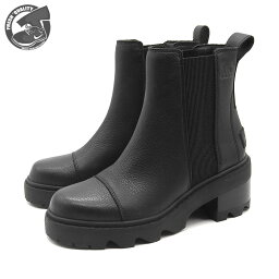 SOREL JOAN NOW CHELSEA BLACK/BLACK NL5034-010 ソレル ジョアン ナウ チェルシーブーツ ブラック/ブラック レディース 撥水 サイドゴア ブーツ