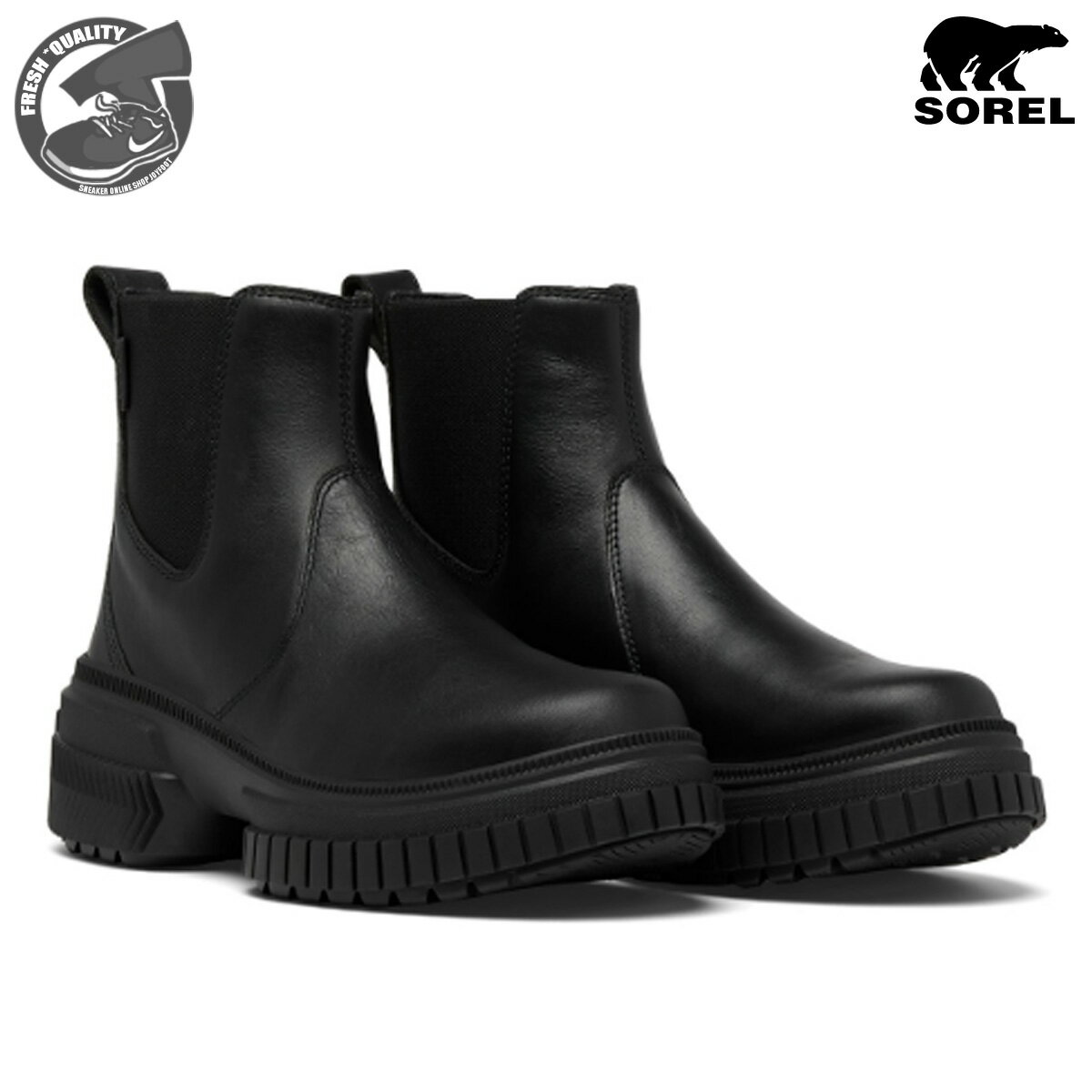 SOREL ONA AVE CHELSEA BOOT WP BLACK/BLACK(010) NL5140 ソレル オーエヌエーアベニューチェルシー ブーツウォータープルーフ ブラック/ブラック レディース