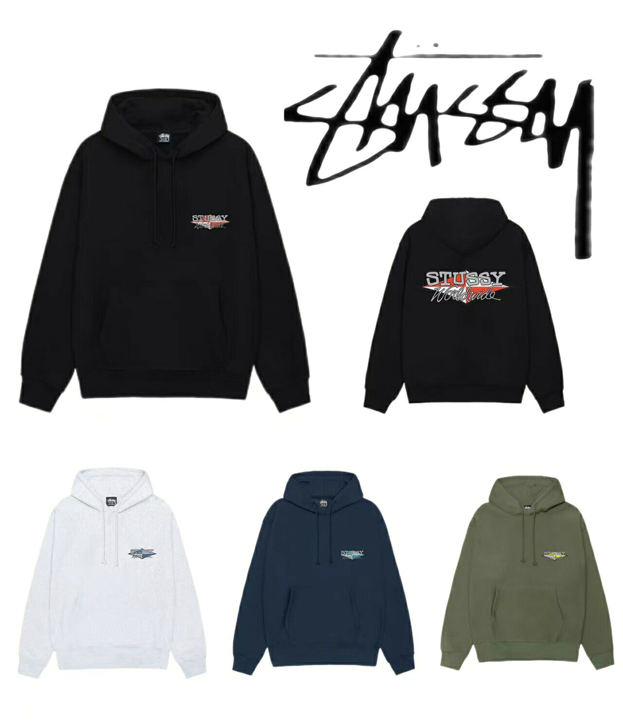 楽天市場】stussy パーカー 半袖の通販