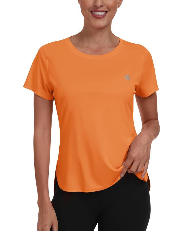  ヨガウェア ス 半袖 レディース Tシャツ ピラティス ウェア スポーツ ゆったり ストレッチ 吸汗速乾 UVカット フィットネスウェア トレーニング ランニング