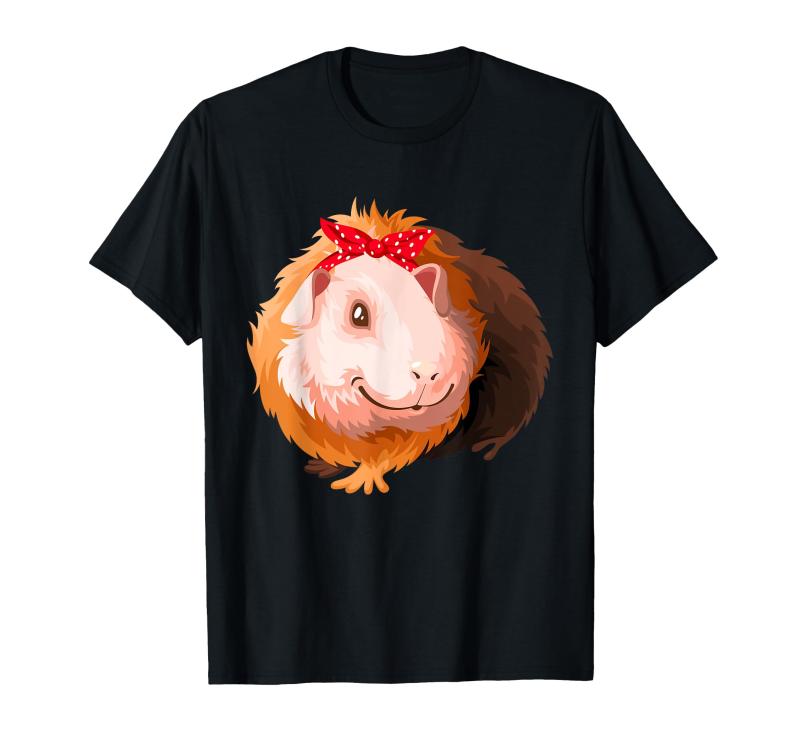 クリップ付きモルモット 動物 モルモット モルモット Tシャツ